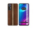 Funda Silicona para TCL 30 / 30 5G / 30 Plus diseño Cuero 01 Dibujos