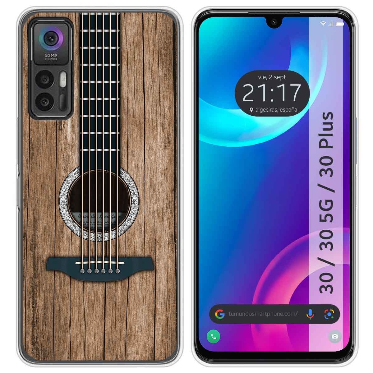 Funda Silicona para TCL 30 / 30 5G / 30 Plus diseño Madera 11 Dibujos