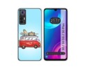 Funda Silicona para TCL 30 / 30 5G / 30 Plus diseño Furgoneta Dibujos