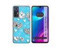 Funda Silicona para TCL 30 / 30 5G / 30 Plus diseño Mariposas Dibujos