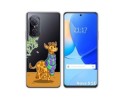 Funda Silicona Transparente para Huawei Nova 9 SE diseño Jirafa Dibujos