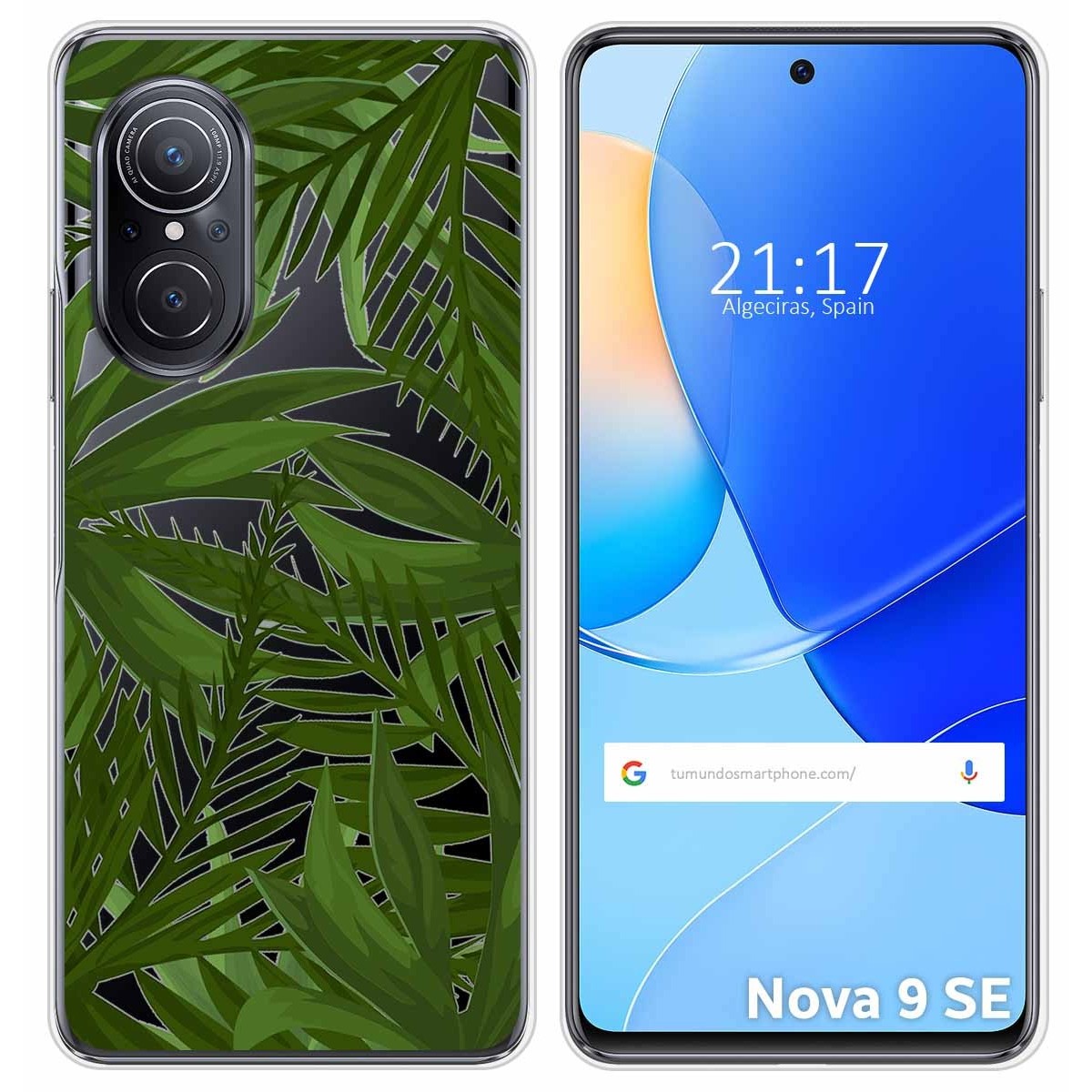 Funda Silicona Transparente para Huawei Nova 9 SE diseño Jungla Dibujos