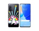 Funda Silicona Transparente para Huawei Nova 9 SE diseño Unicornio Dibujos