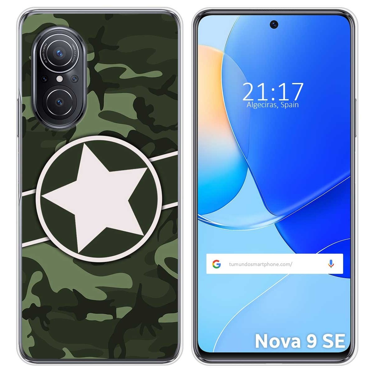 Funda Silicona para Huawei Nova 9 SE diseño Camuflaje 01 Dibujos