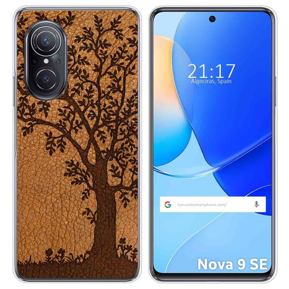 Funda Silicona para Huawei Nova 9 SE diseño Cuero 03 Dibujos