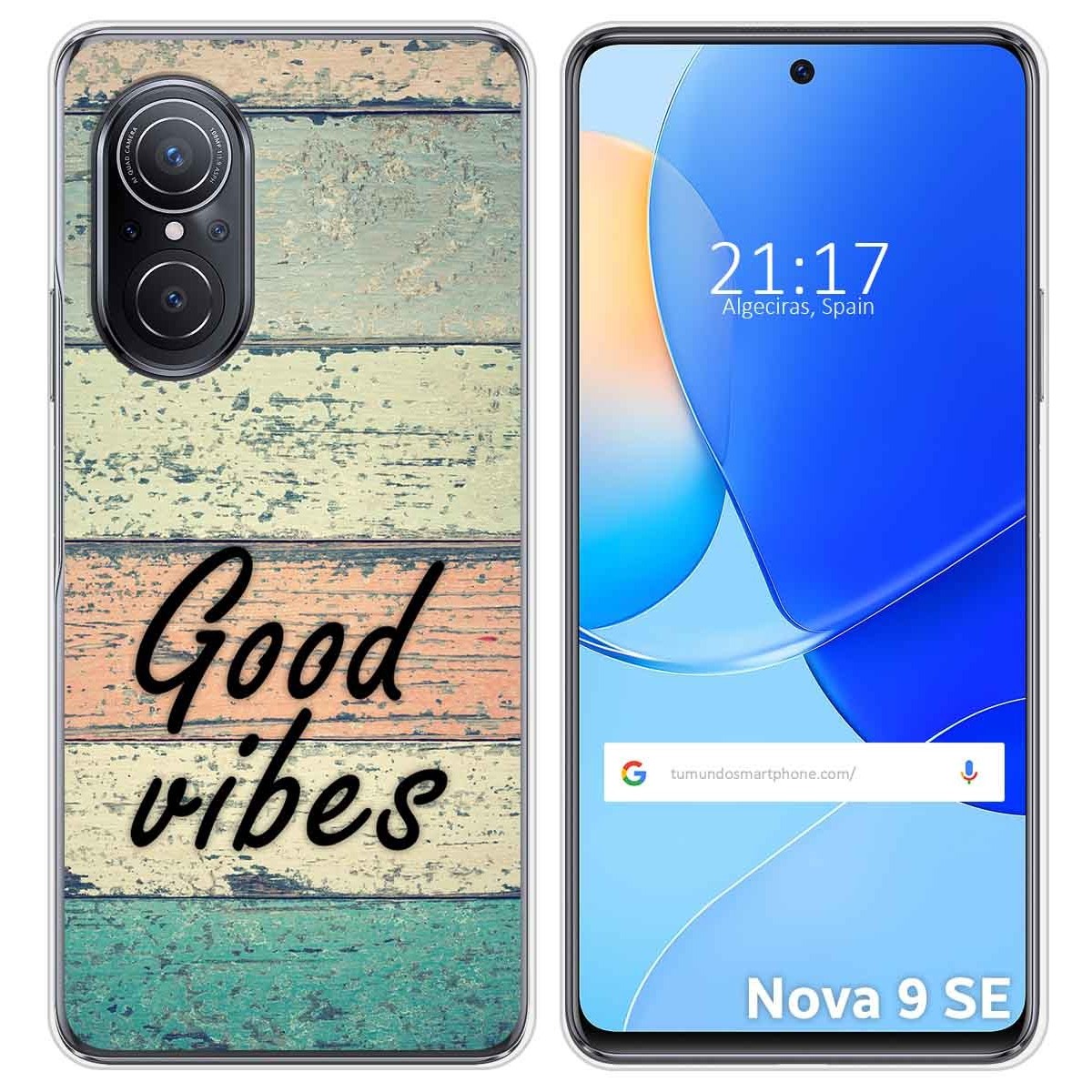 Funda Silicona para Huawei Nova 9 SE diseño Madera 01 Dibujos