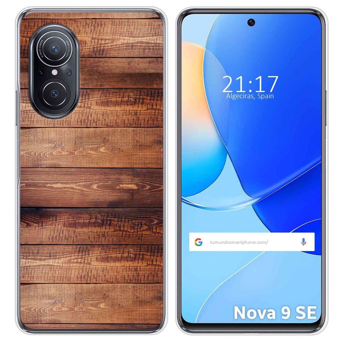 Funda Silicona para Huawei Nova 9 SE diseño Madera 02 Dibujos