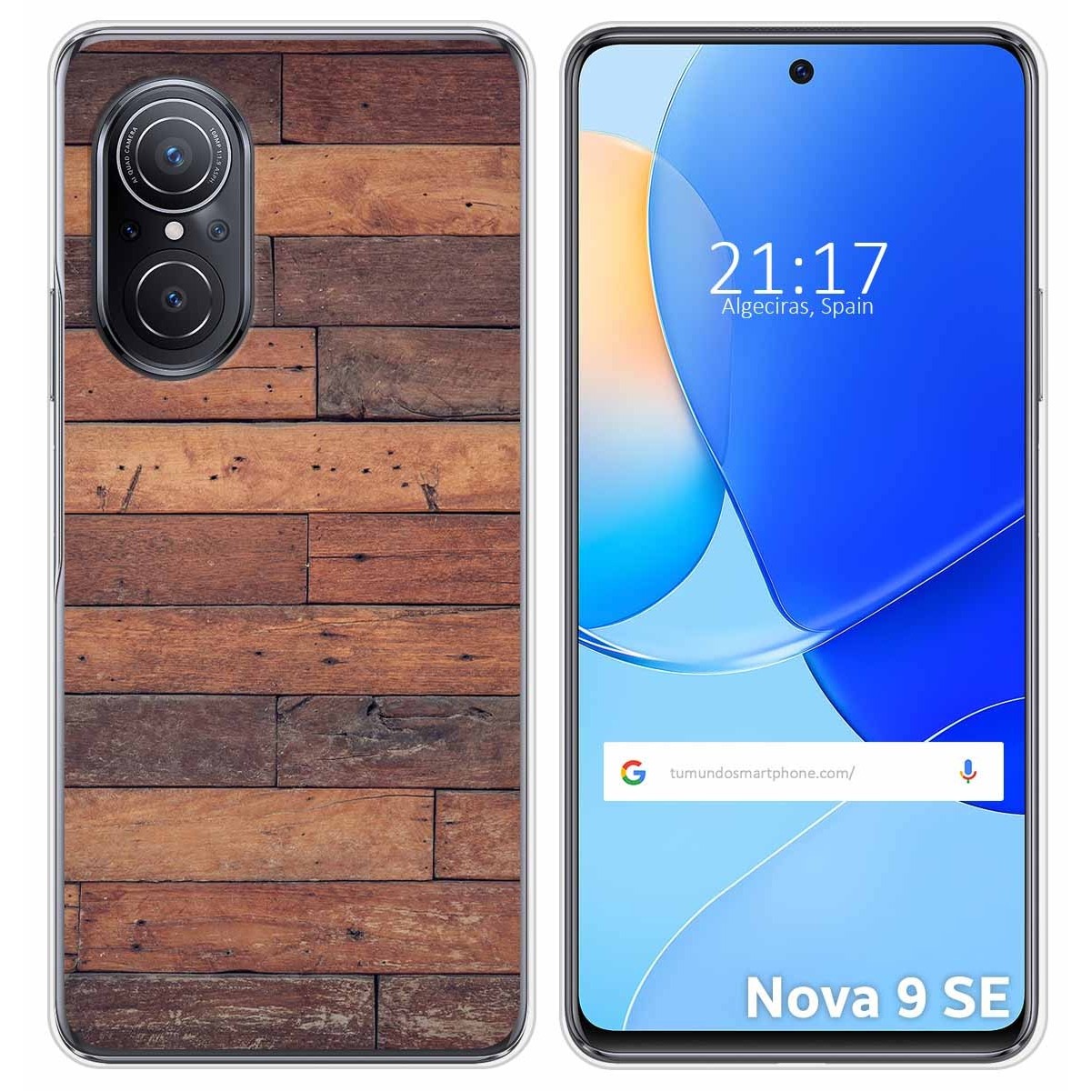 Funda Silicona para Huawei Nova 9 SE diseño Madera 03 Dibujos
