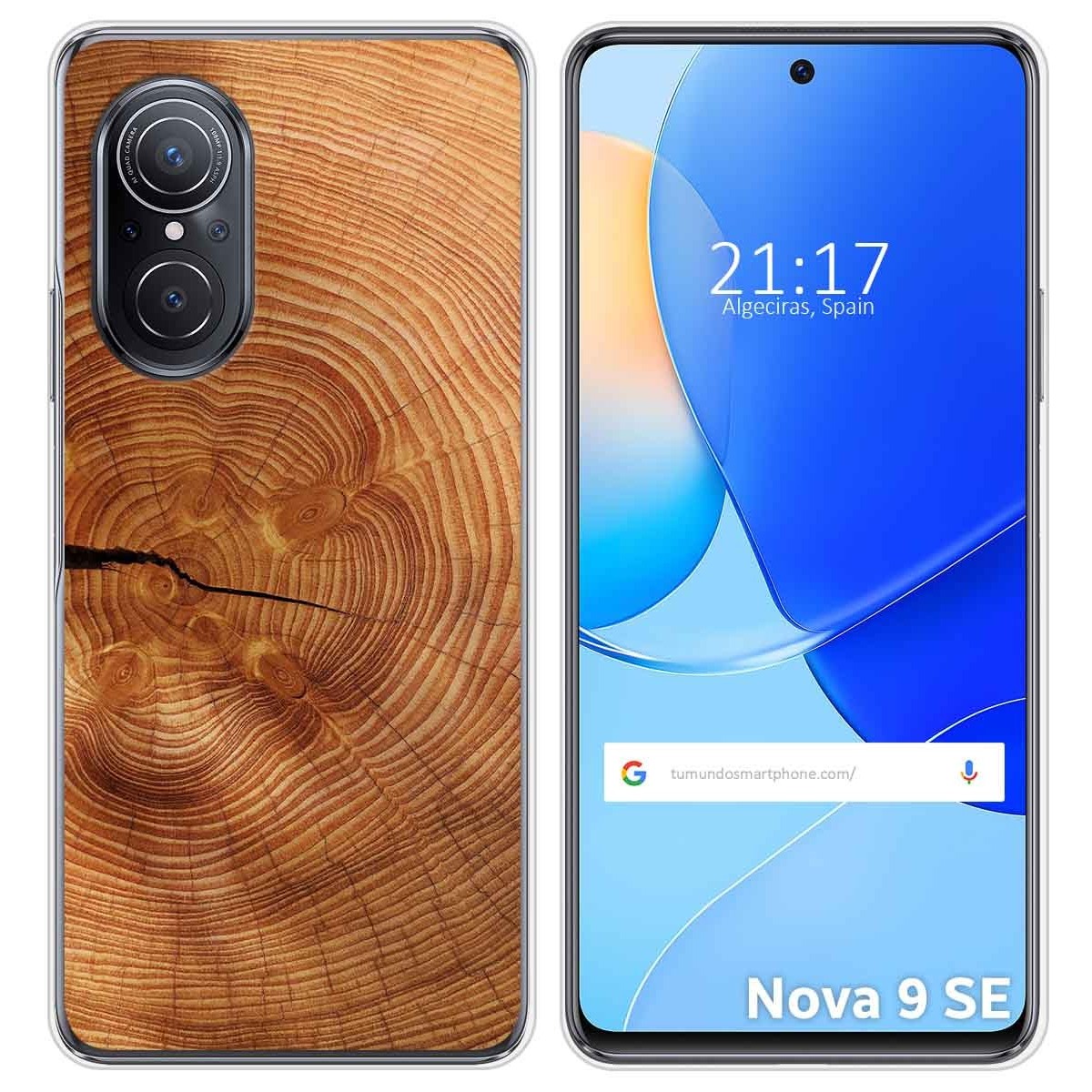 Funda Silicona para Huawei Nova 9 SE diseño Madera 04 Dibujos