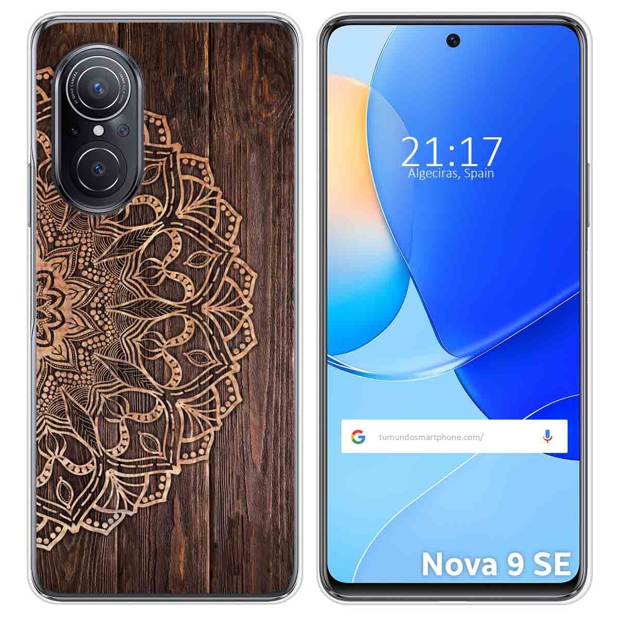 Funda Silicona para Huawei Nova 9 SE diseño Madera 06 Dibujos