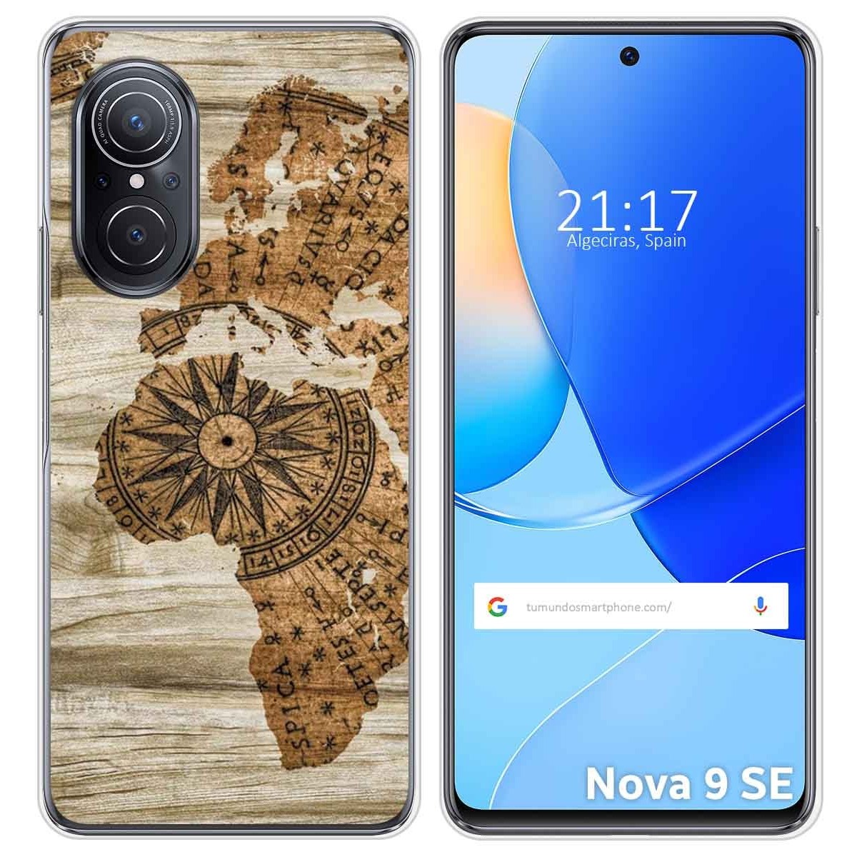 Funda Silicona para Huawei Nova 9 SE diseño Madera 07 Dibujos