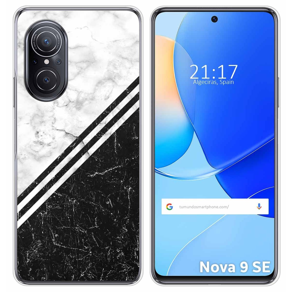 Funda Silicona para Huawei Nova 9 SE diseño Mármol 01 Dibujos