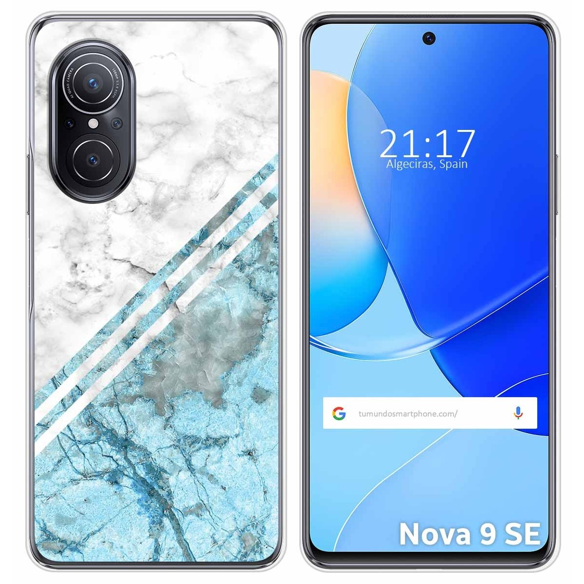 Funda Silicona para Huawei Nova 9 SE diseño Mármol 02 Dibujos