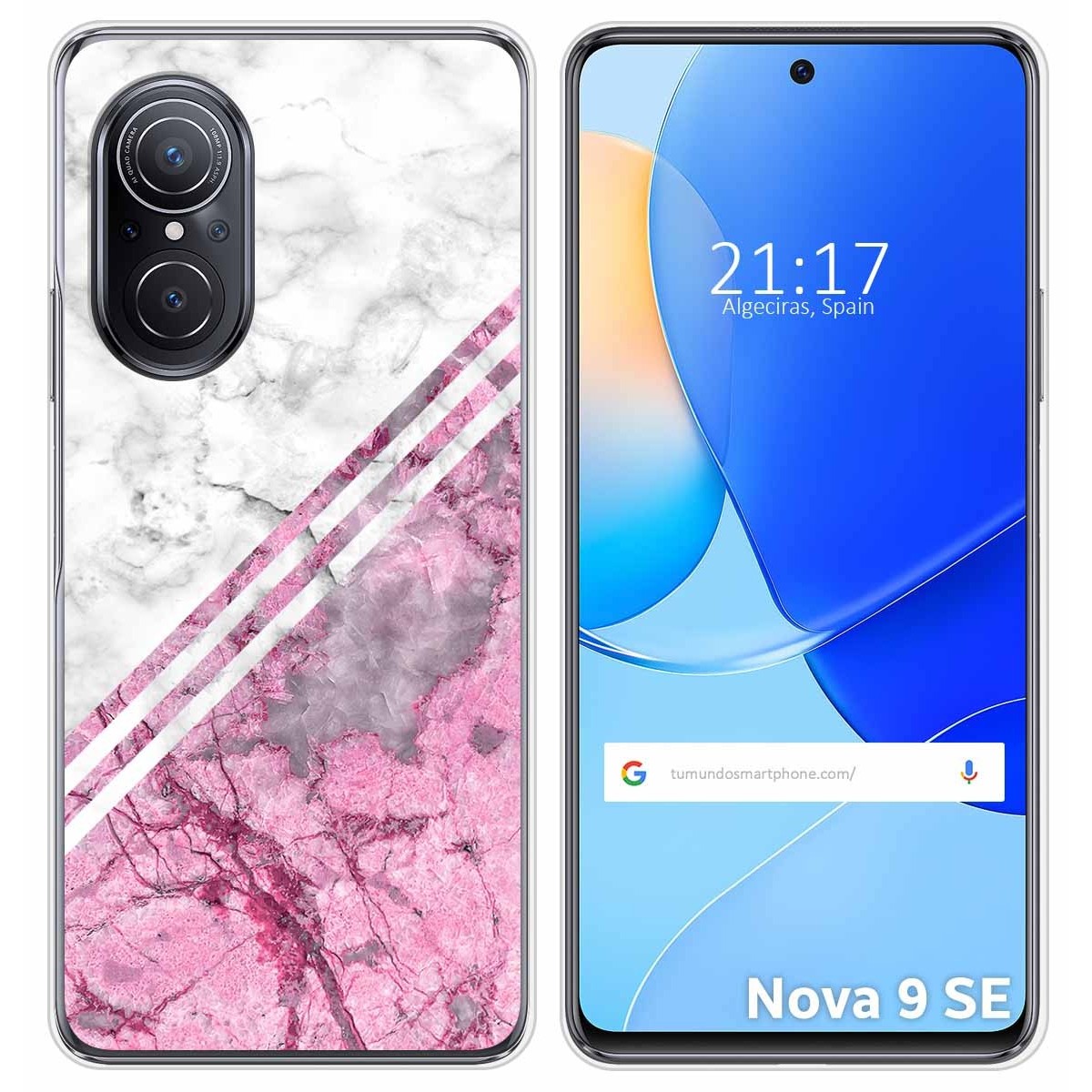Funda Silicona para Huawei Nova 9 SE diseño Mármol 03 Dibujos