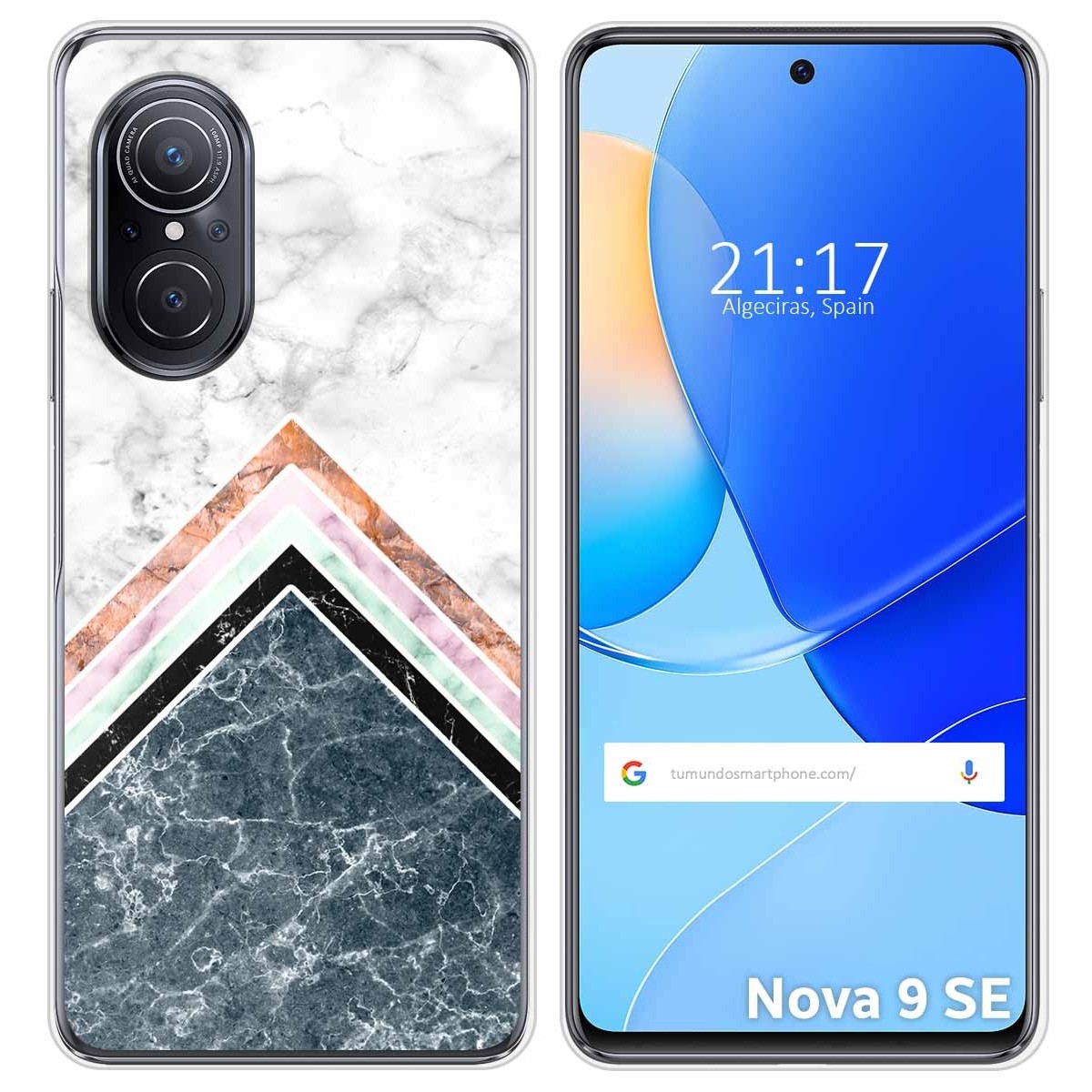 Funda Silicona para Huawei Nova 9 SE diseño Mármol 05 Dibujos