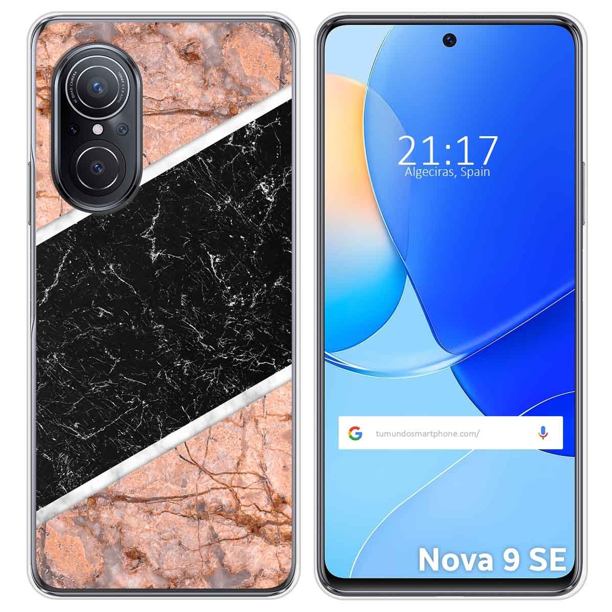 Funda Silicona para Huawei Nova 9 SE diseño Mármol 07 Dibujos