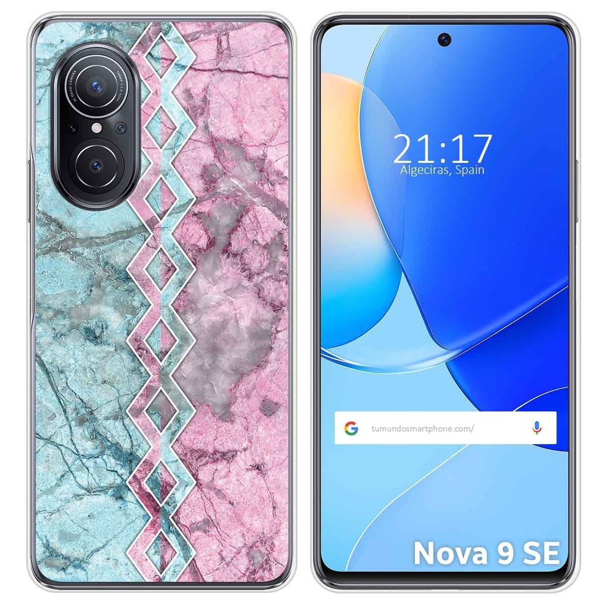 Funda Silicona para Huawei Nova 9 SE diseño Mármol 08 Dibujos