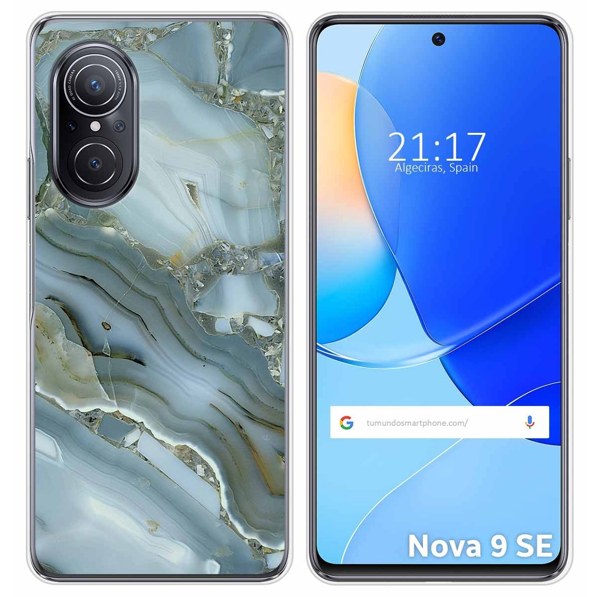 Funda Silicona para Huawei Nova 9 SE diseño Mármol 09 Dibujos