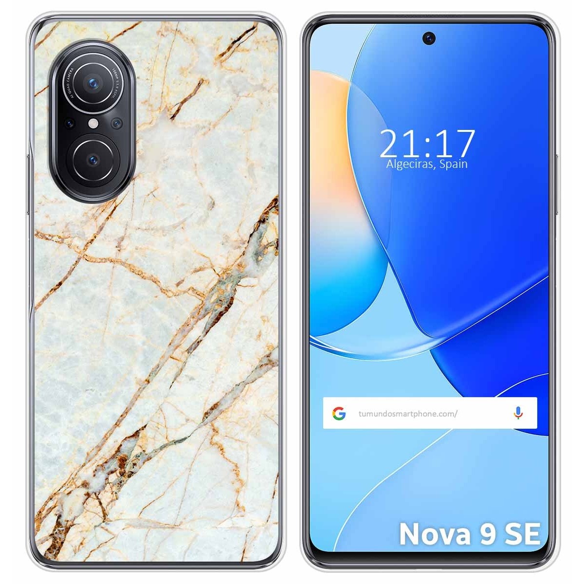 Funda Silicona para Huawei Nova 9 SE diseño Mármol 13 Dibujos