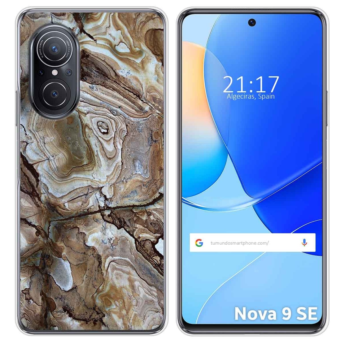 Funda Silicona para Huawei Nova 9 SE diseño Mármol 14 Dibujos