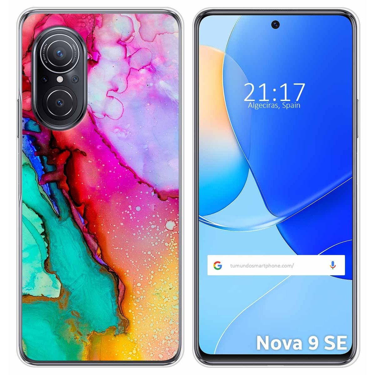 Funda Silicona para Huawei Nova 9 SE diseño Mármol 15 Dibujos
