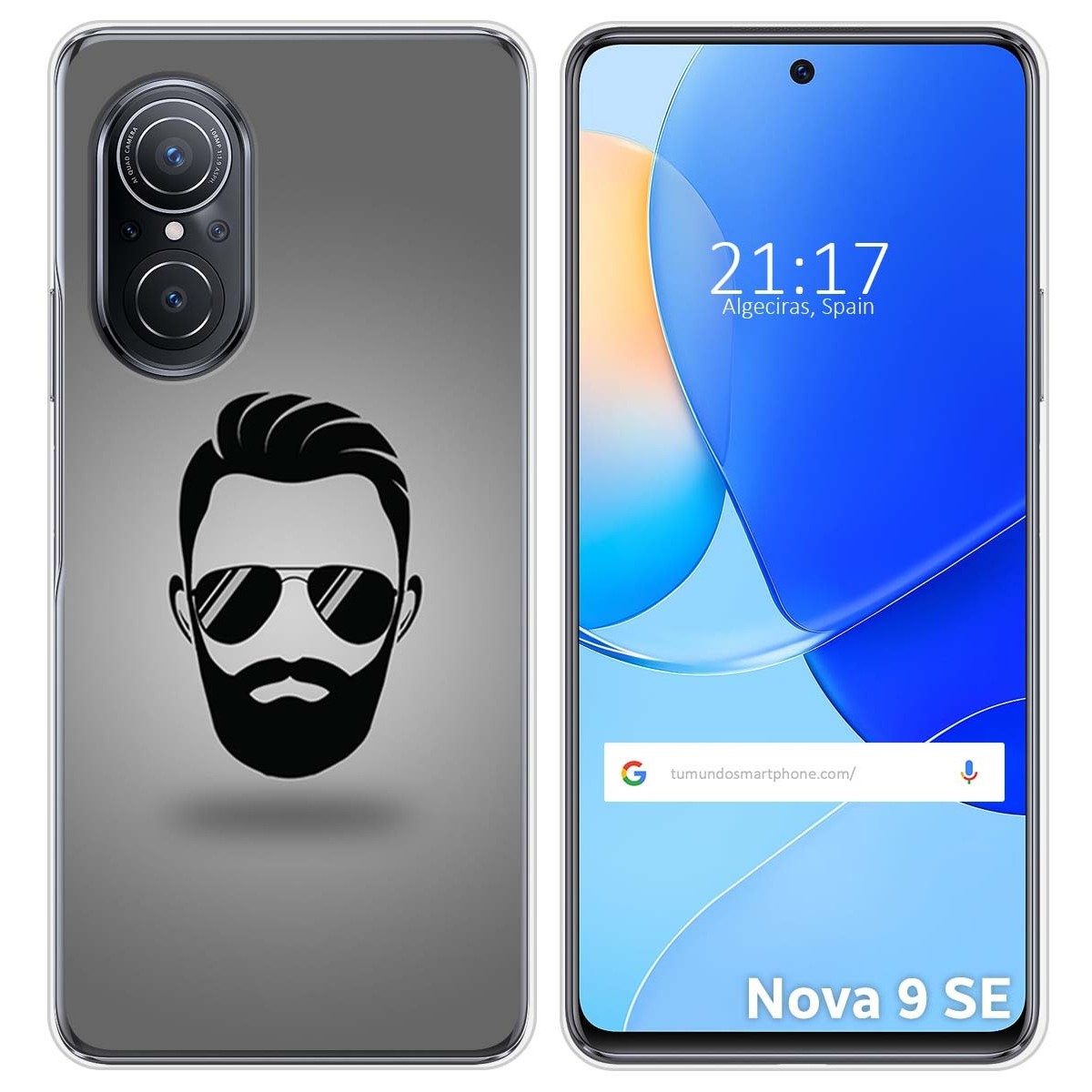 Funda Silicona para Huawei Nova 9 SE diseño Barba Dibujos