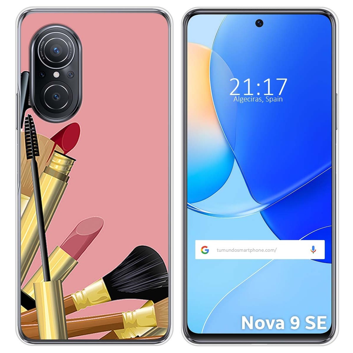 Funda Silicona para Huawei Nova 9 SE diseño Brochas Dibujos