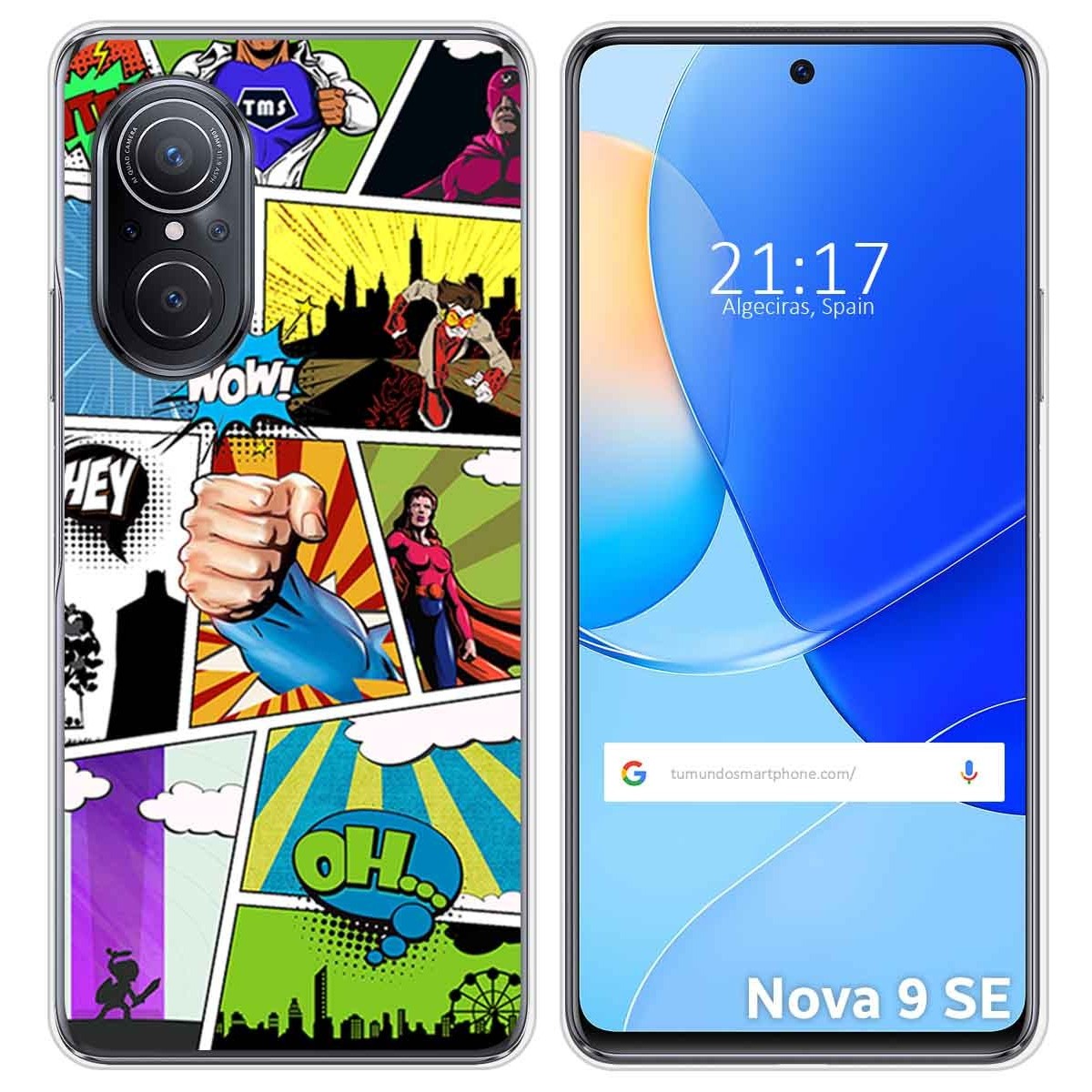 Funda Silicona para Huawei Nova 9 SE diseño Comic Dibujos