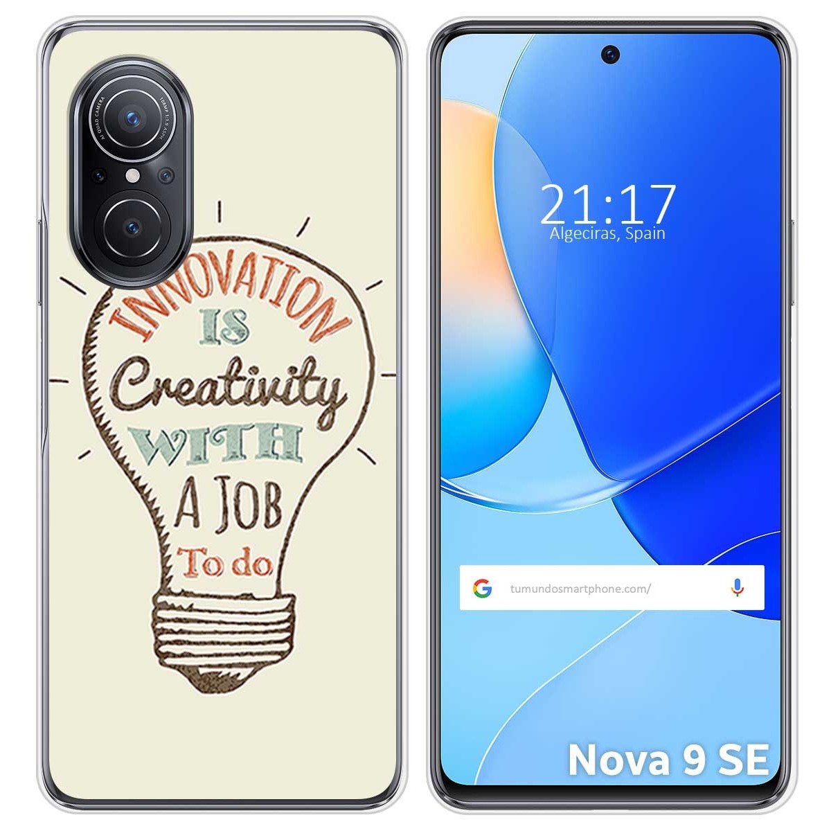 Funda Silicona para Huawei Nova 9 SE diseño Creativity Dibujos