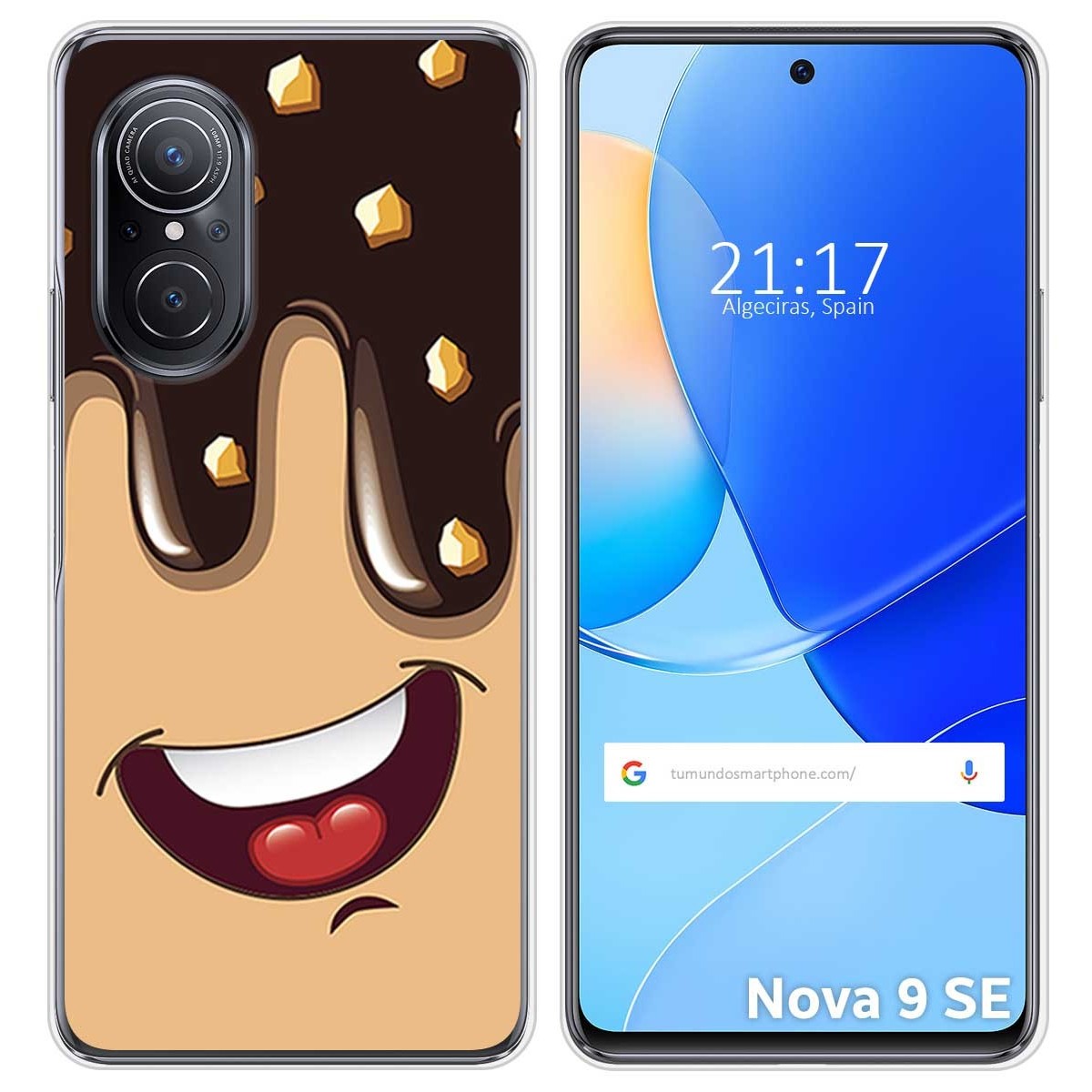 Funda Silicona para Huawei Nova 9 SE diseño Helado Chocolate Dibujos