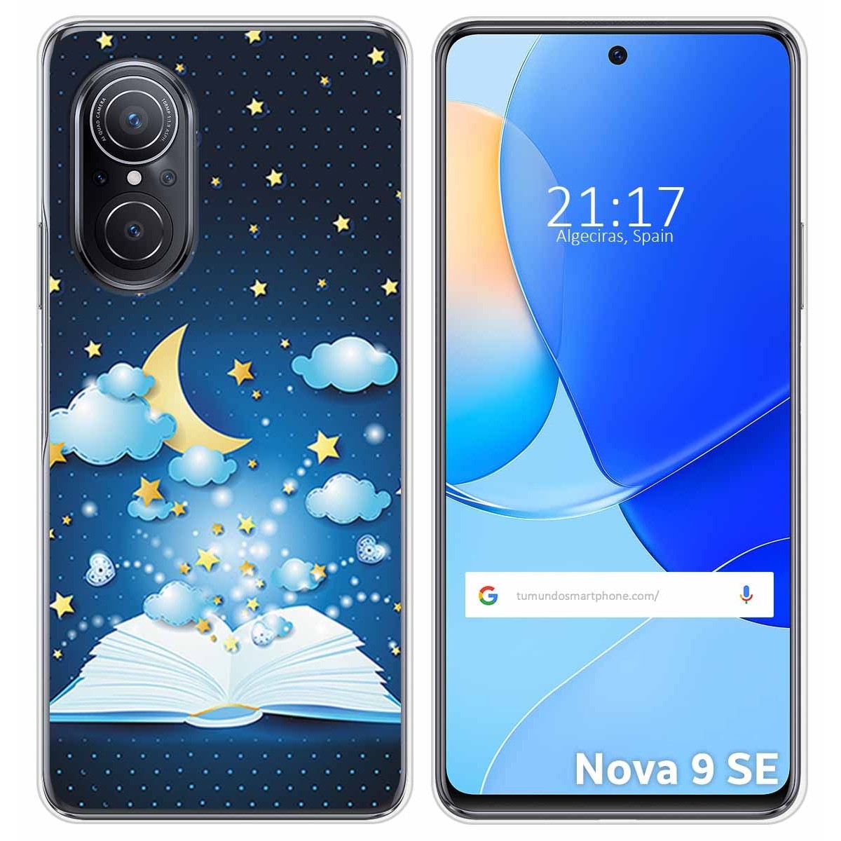 Funda Silicona para Huawei Nova 9 SE diseño Libro Cuentos Dibujos