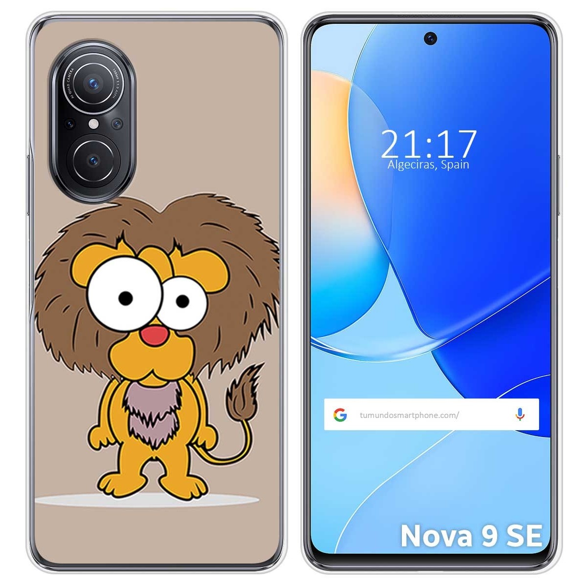 Funda Silicona para Huawei Nova 9 SE diseño Leon Dibujos