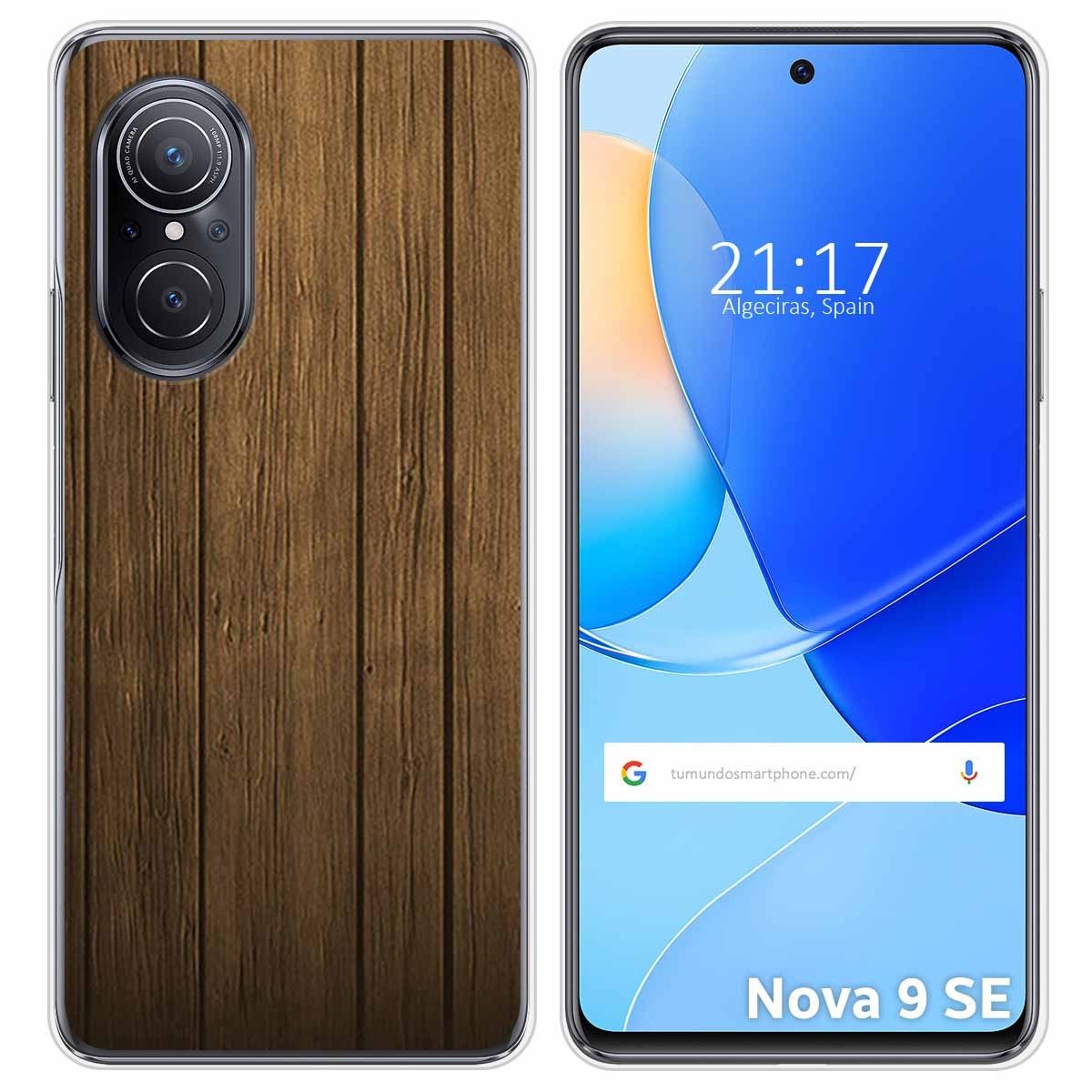 Funda Silicona para Huawei Nova 9 SE diseño Madera Dibujos