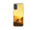 Funda Silicona Antigolpes para Motorola Moto E32 4G diseño Ciclista Dibujos