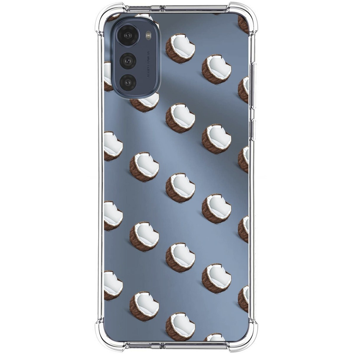 Funda Silicona Antigolpes para Motorola Moto E32 4G diseño Cocos Dibujos