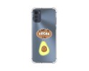 Funda Silicona Antigolpes para Motorola Moto E32 4G diseño Vegan Life Dibujos