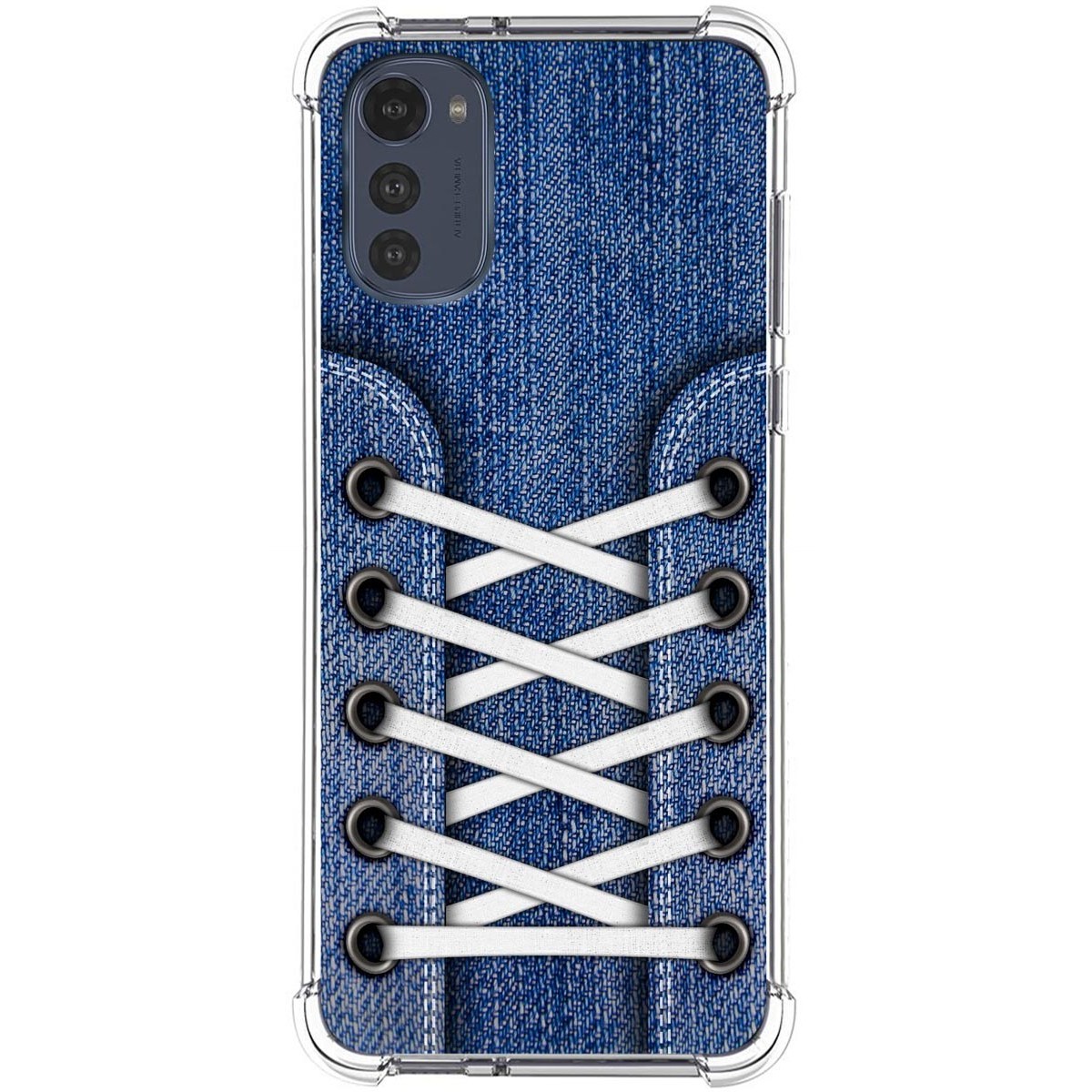 Funda Silicona Antigolpes para Motorola Moto E32 4G diseño Zapatillas 01 Dibujos