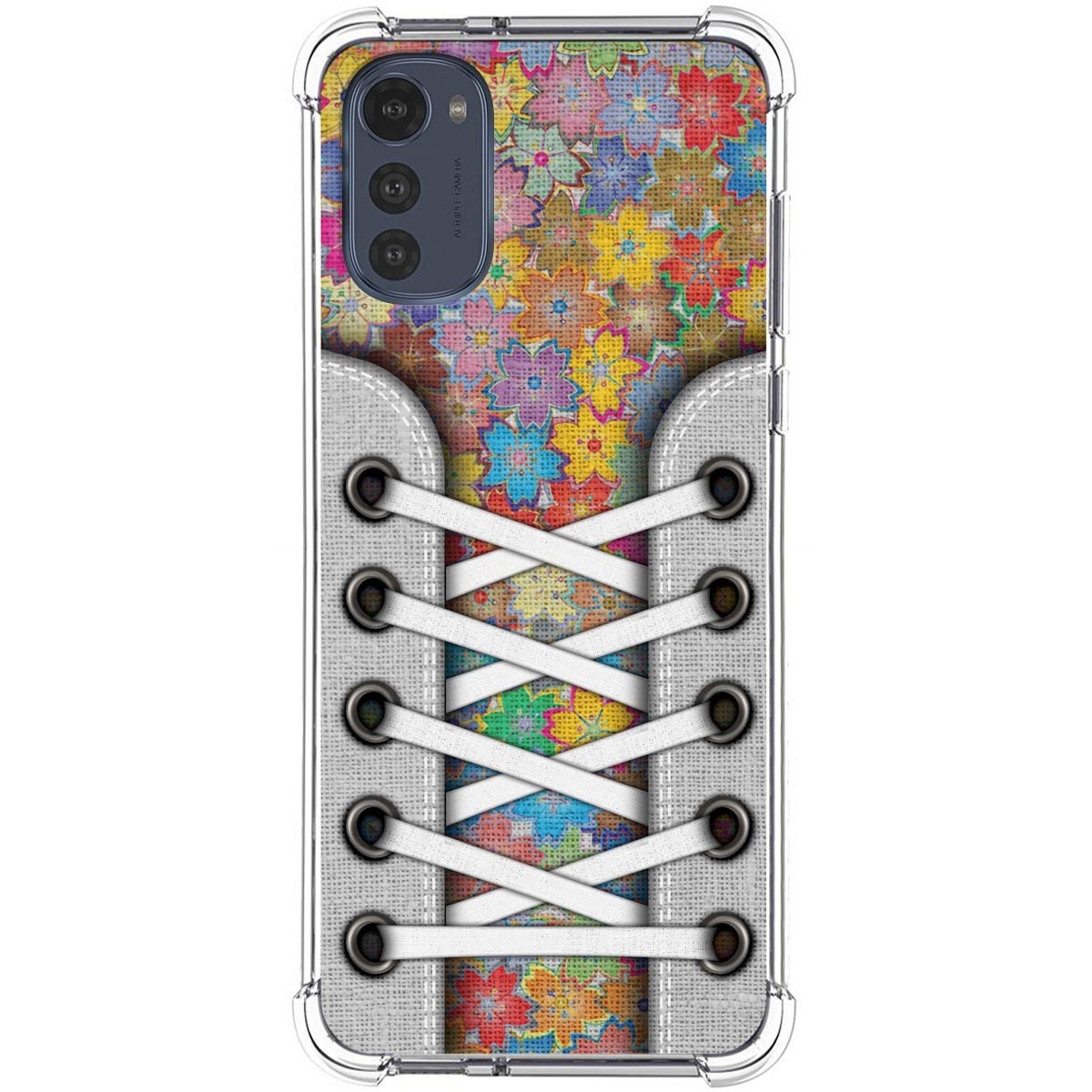 Funda Silicona Antigolpes para Motorola Moto E32 4G diseño Zapatillas 05 Dibujos