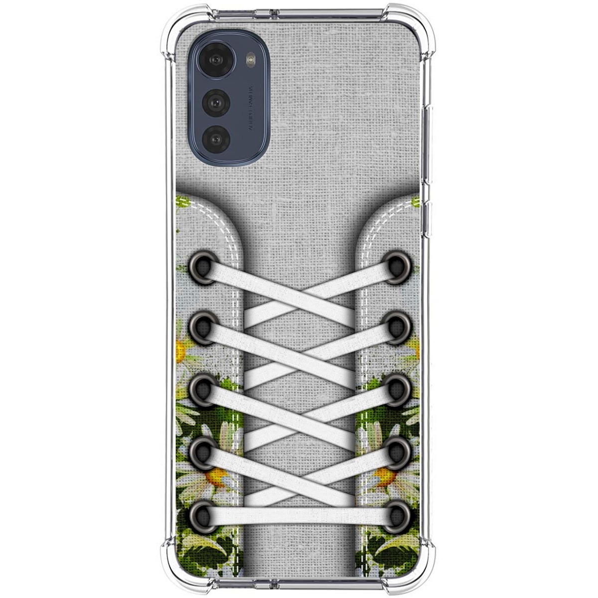 Funda Silicona Antigolpes para Motorola Moto E32 4G diseño Zapatillas 08 Dibujos