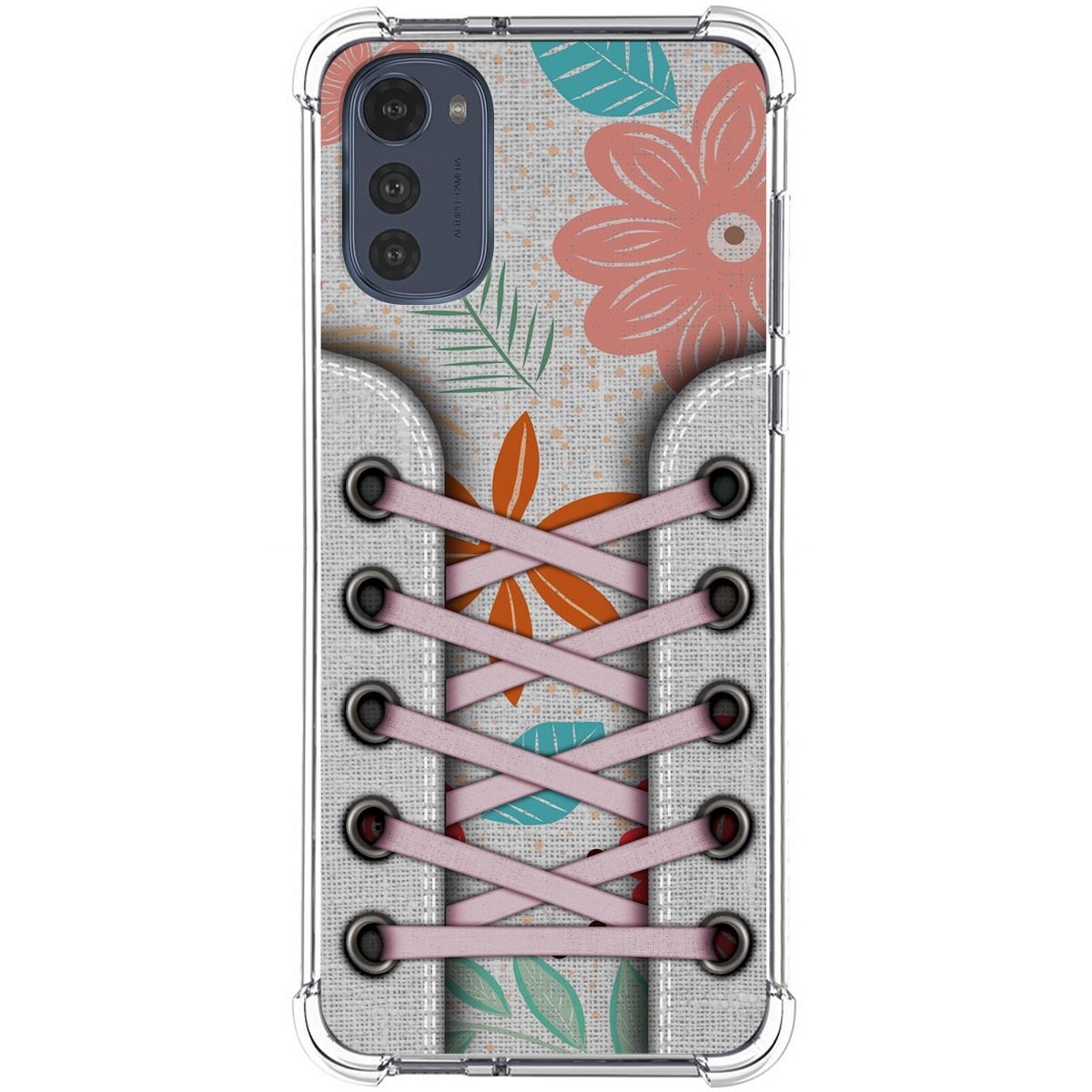 Funda Silicona Antigolpes para Motorola Moto E32 4G diseño Zapatillas 09 Dibujos