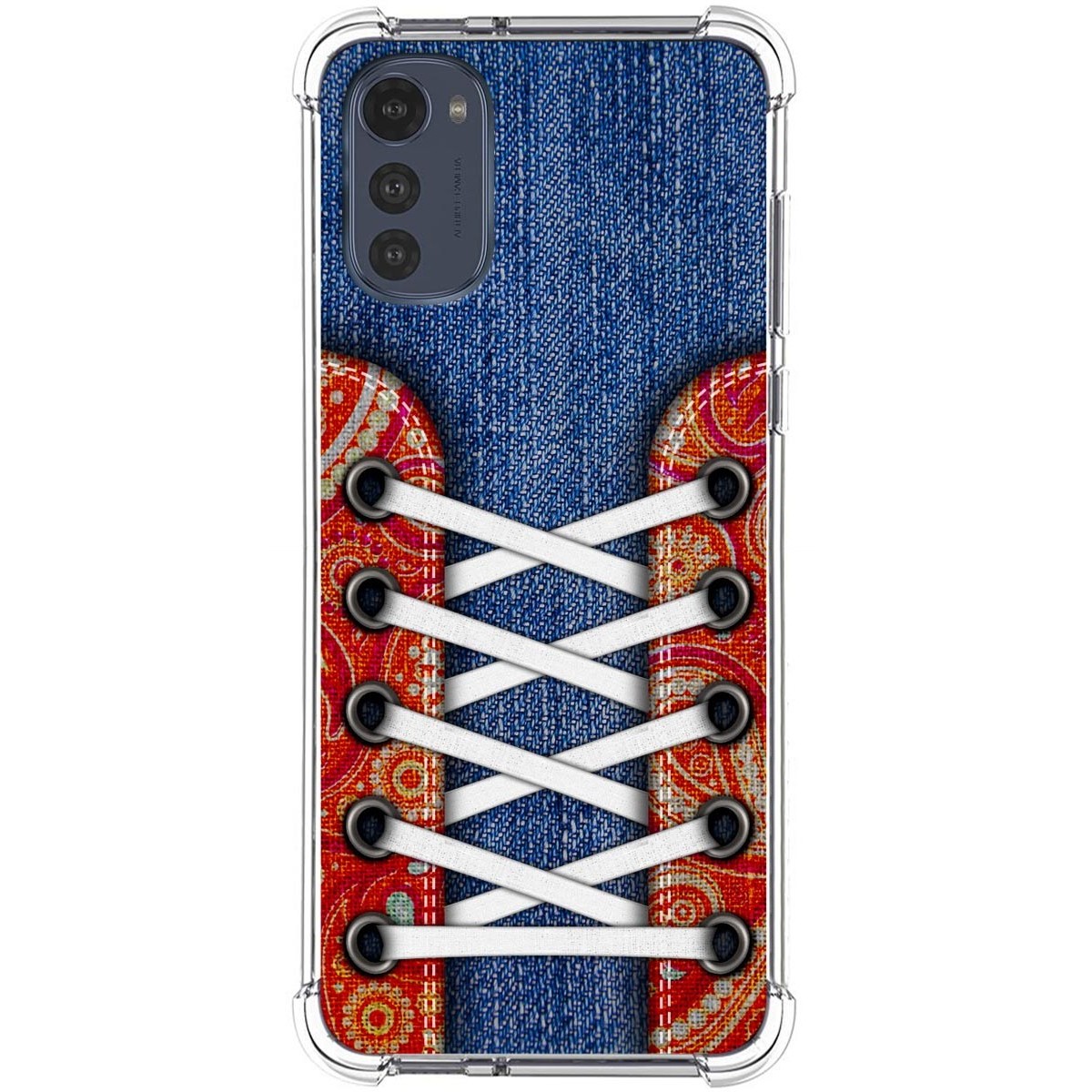 Funda Silicona Antigolpes para Motorola Moto E32 4G diseño Zapatillas 11 Dibujos