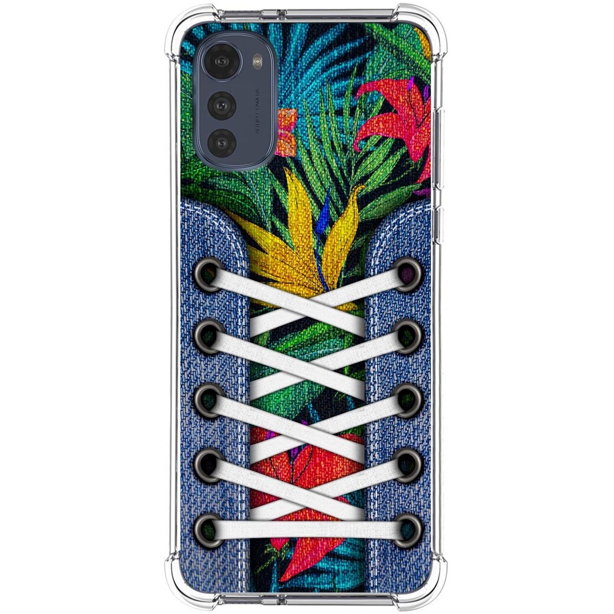 Funda Silicona Antigolpes para Motorola Moto E32 4G diseño Zapatillas 12 Dibujos