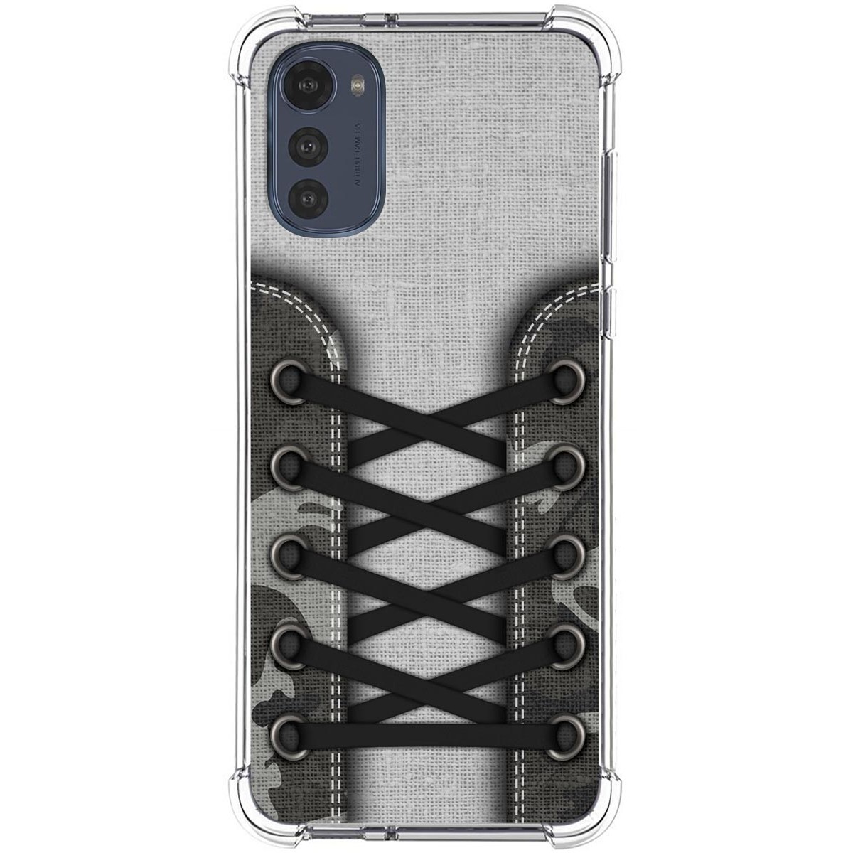 Funda Silicona Antigolpes para Motorola Moto E32 4G diseño Zapatillas 16 Dibujos