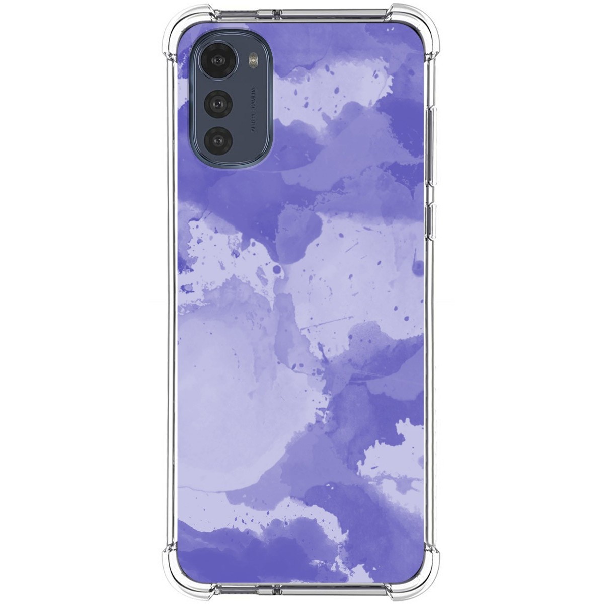 Funda Silicona Antigolpes para Motorola Moto E32 4G diseño Acuarela 01 Dibujos