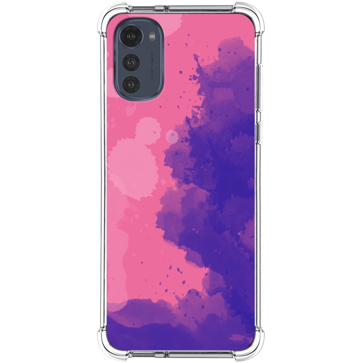 Funda Silicona Antigolpes para Motorola Moto E32 4G diseño Acuarela 07 Dibujos
