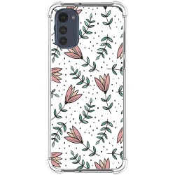 Funda Silicona Antigolpes para Motorola Moto E32 4G diseño Flores 01 Dibujos