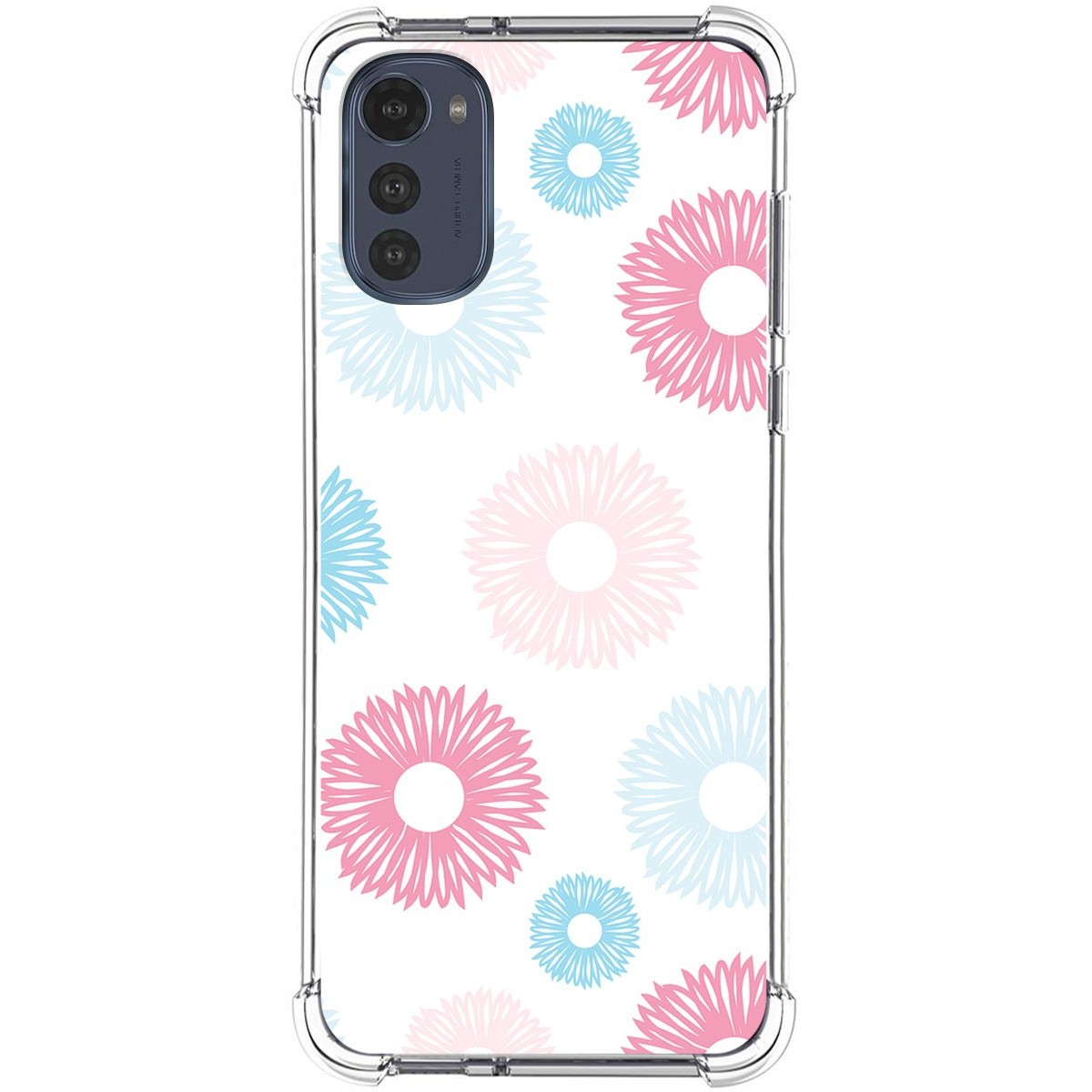 Funda Silicona Antigolpes para Motorola Moto E32 4G diseño Flores 06 Dibujos