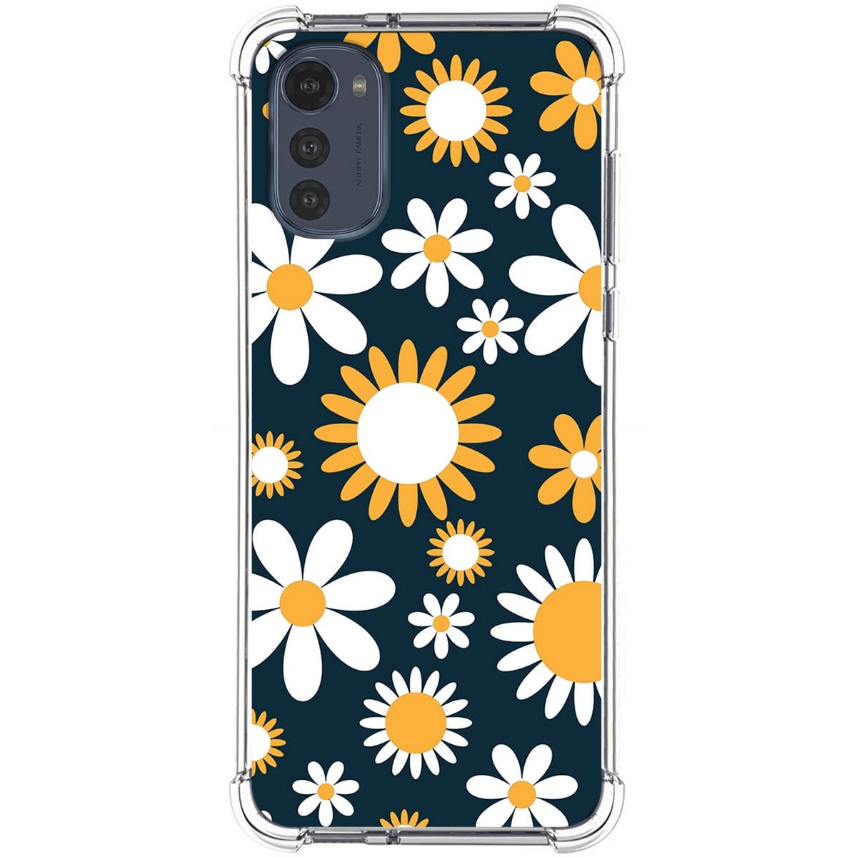 Funda Silicona Antigolpes para Motorola Moto E32 4G diseño Flores 08 Dibujos