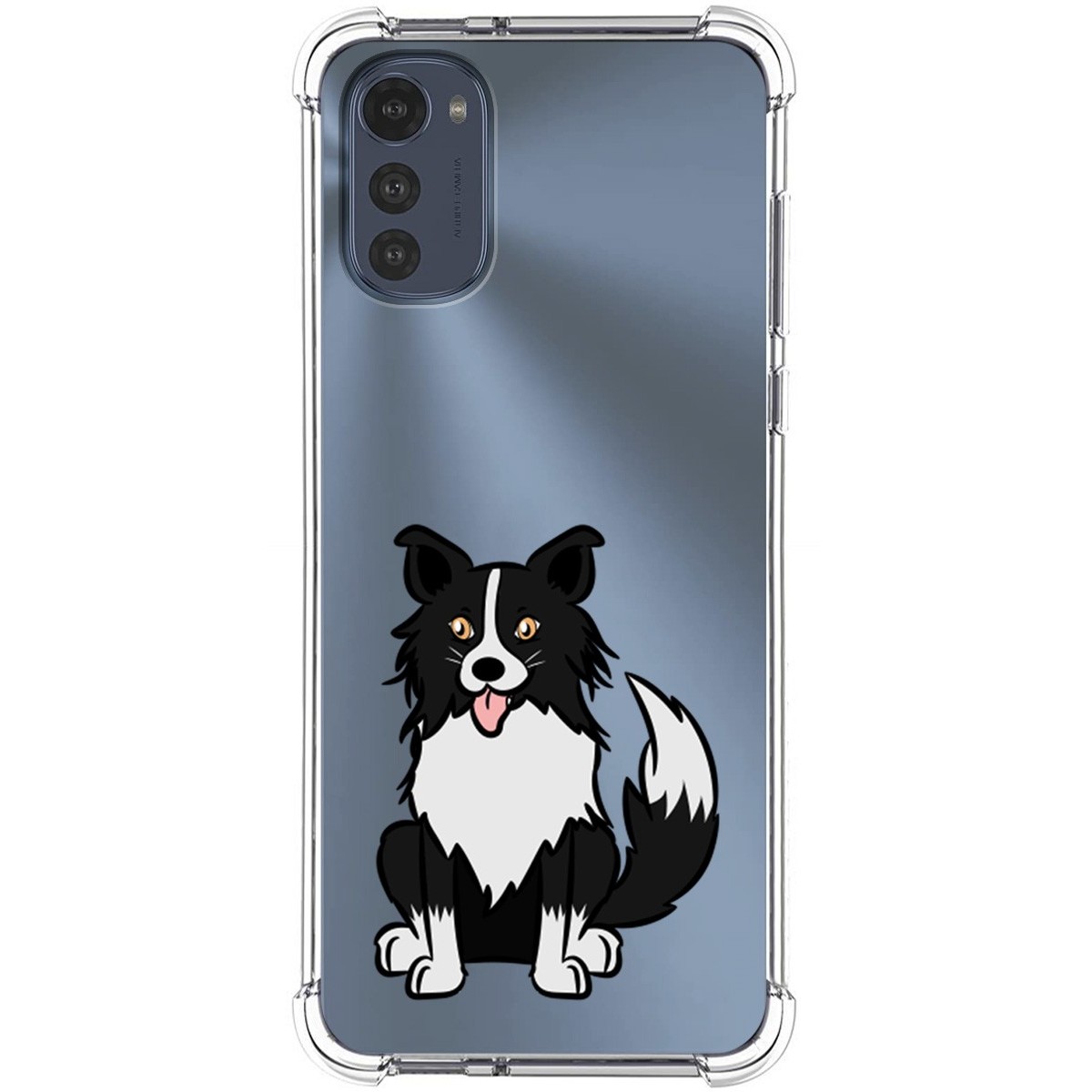 Funda Silicona Antigolpes para Motorola Moto E32 4G diseño Perros 01 Dibujos