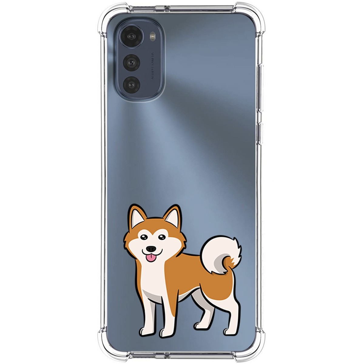 Funda Silicona Antigolpes para Motorola Moto E32 4G diseño Perros 02 Dibujos